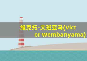 维克托-文班亚马(Victor Wembanyama)